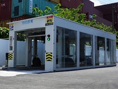 كيف تعمل غسالة السيارات في النفق؟