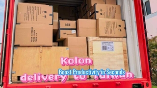 يتم شحن ماكينة غسيل السيارات بدون لمس Kolon إلى عملائنا على المدى الطويل من تايوان!