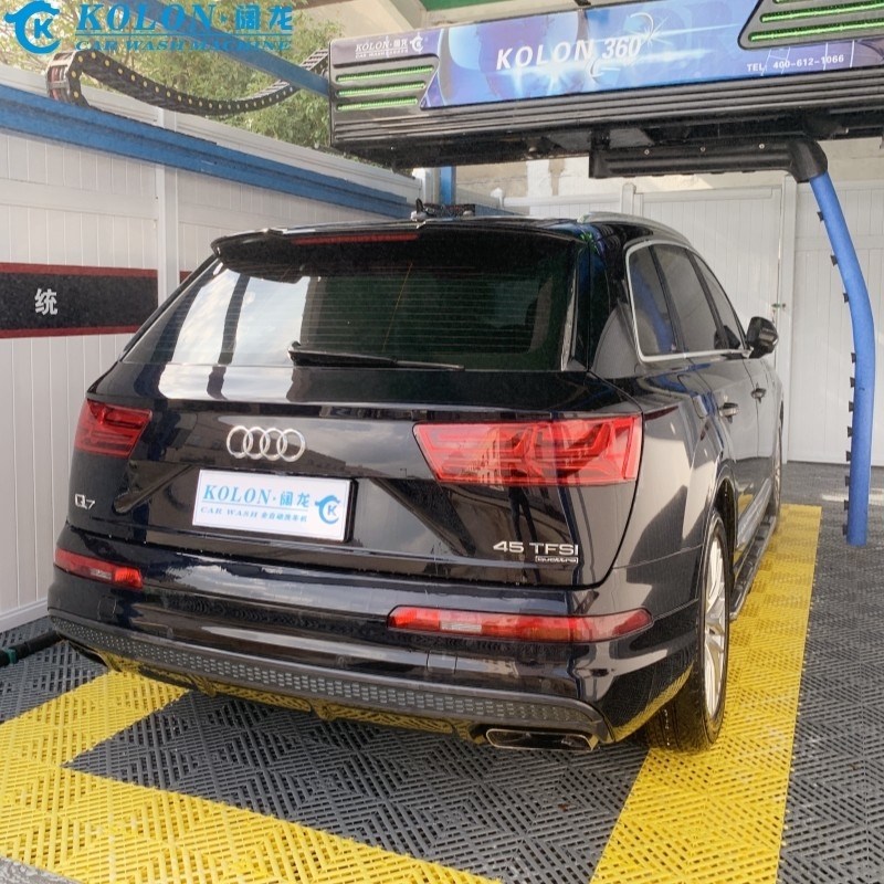 توفير العمالة غسالة السيارات الآلية بدون لمس KL360-1 مضخة ماء 15kw 12kw مجفف الهواء