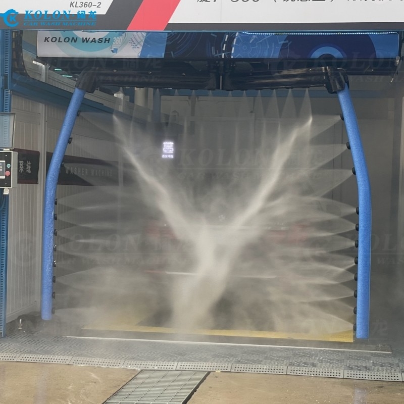 غسالة سيارات آلية بدون فرشاة بدون لمس KL360-2 مضخة ماء 15kw 12kw مجفف الهواء