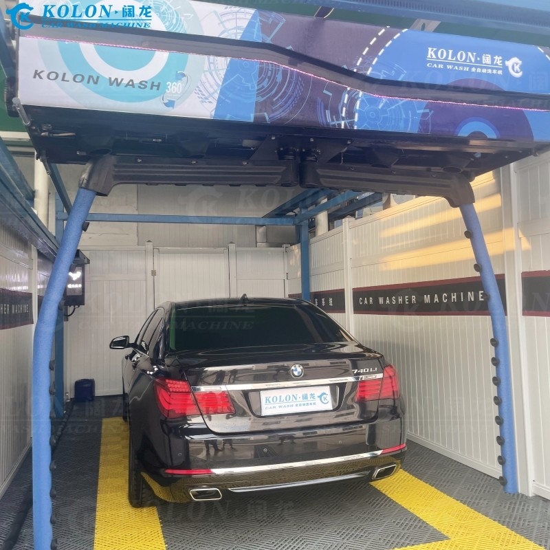 غسالة سيارات آلية بدون فرشاة بدون لمس KL360-2 مضخة ماء 15kw 12kw مجفف الهواء