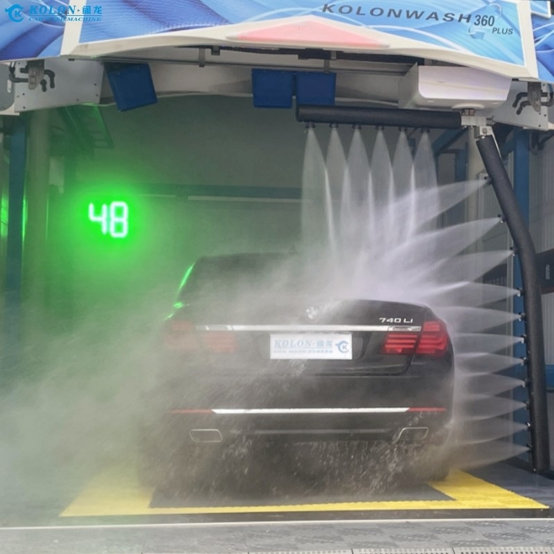 آلة غسيل السيارات الآلية بدون اللمس معدات KL-360 PLUS مضخة ماء 22kw 22kw مروحة