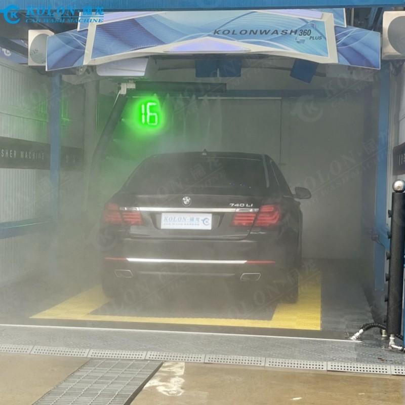 آلة غسيل السيارات الآلية بدون اللمس معدات KL-360 PLUS مضخة ماء 22kw 22kw مروحة