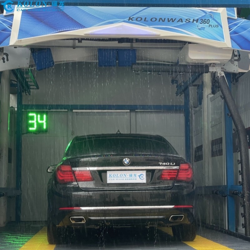 آلة غسيل السيارات الآلية بدون اللمس معدات KL-360 PLUS مضخة ماء 22kw 22kw مروحة