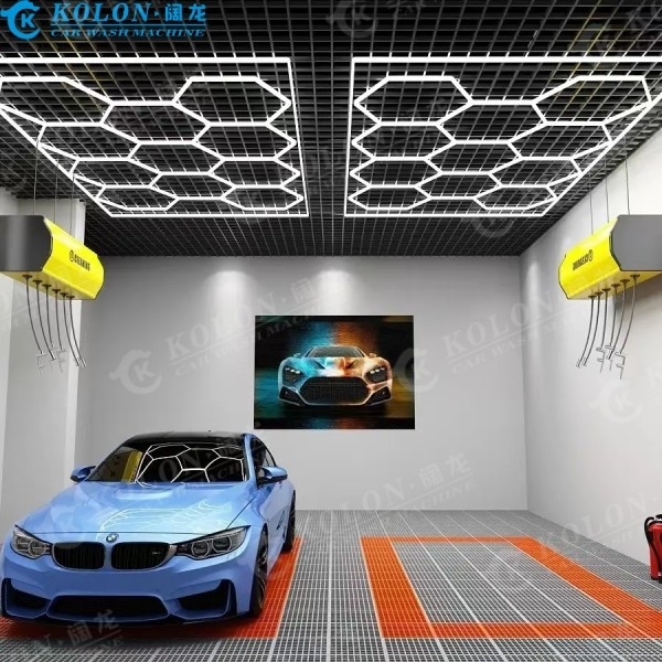 10 ليمن IP65 تصنيف مصابيح ورشة عمل LED لمتطلبات تركيب السطح 14pcs ضوء خلية النحل
